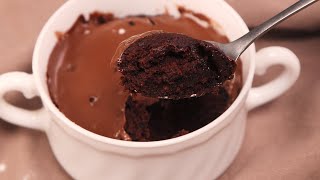 1 Minute Perfect Chocolate Mug Cake in Microwave #shorts