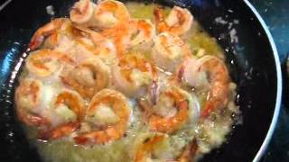 Modified Induction Dinner - Shrimp Scampi - 10.20.11