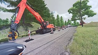 Cutting down trees/transporting Volvo L120H/placing flags |Public Work |Fs22 |Ps4