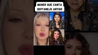 #shorts Mulher que canta  sertanejo