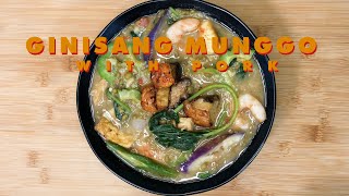 Ginisang Munggo with Pork | Savoury Stewed Mung Beans | 菲律賓綠豆燉菜 | ASMR No Talking