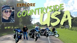 Pinay traveler in USA / Sight-seeing the countryside part of the USA / Harley Davidson road trip