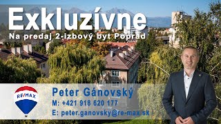 Predaj, 2-izbový byt, Poprad, Ul. Okružná, Gánovský Peter,