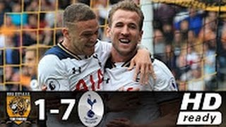 Hull City vs Tottenham 1-7 All Goals Highlights 21/05/2017