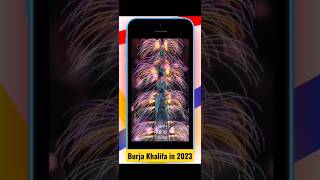 Burja Khalifa in 2004 to 2023 #shorts