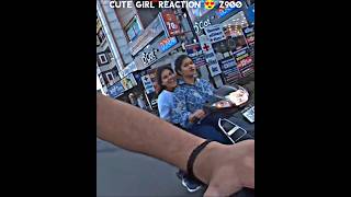 Cute Girl Reaction 🥰🥰 Kawasaki Ninja Z900 #publicreaction #girlrection #modified #shorts