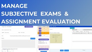 Subjective Exams with Scan Copy Upload and Evaluation | Eklavvya