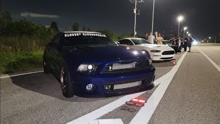 2014 Ford Mustang GT 2.9 Whipple E85 vs C7 Corvette Z06 Ported / FBO / Cam E85