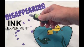 How Disappearing INK works Experiment