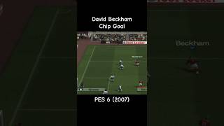 David Beckham chip goal #pes6