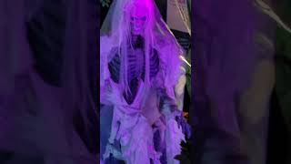 Terrifying Skeleton Bride Rising From The Grave Horror Movie Prop Scary Video Clip Short Zombie