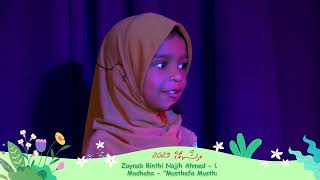 Zaynab Binthi Najih Ahmed - UKG G, Madhaha  "Musthafa Musthafa"