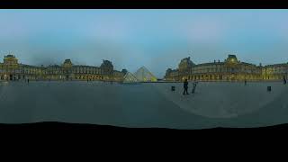 Paris Louvre 3d 14k 360 video