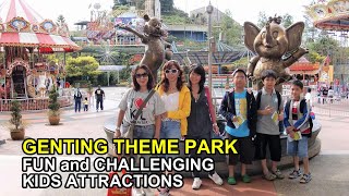 GENTING THEME PARK, MALAYSIA.  FUN and CHALLENGING KIDS ATTRACTIONS.