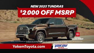 Yokem Toyota | Toyota's National Sales Event