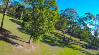 Jay's Crazy Quad Flying and Crash with GoPro onboard