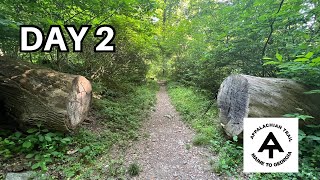 Amazing trails and shelters | Day 2 | Appalachian Trail Flip Flop 2023