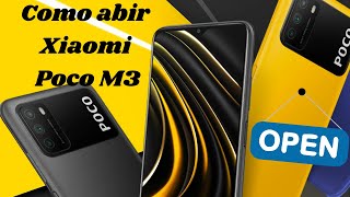 Xiaomi Poco M3, como abrir? Xiaomi Poco M3, how to open?