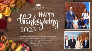 Happy Thanksgiving 2023 from 23 Homes and our family to yours!