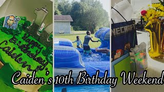 VLOG| CELEBRATING CAIDEN'S 10TH BIRTHDAY + FAMILY DINNER & AUGUSTA ROAD TRIP