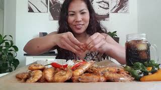 Spicy Garlic Butter Shrimp|Mukbang #pinaylifeingermany #foodislife #foodstagram