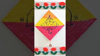 #shorts #diy #ganesh #rangoli #easy #craft #creative #ganeshchaturthi #youtubeshorts