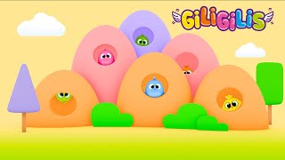 Giligilis In The Nest and The Best Performance With Best Espisodes About Fruits, Foods, Vegetables