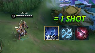 GATOTKACA DIREHIT META + NEW EMBLEM IS BROKENN !! (One shot ult)😱