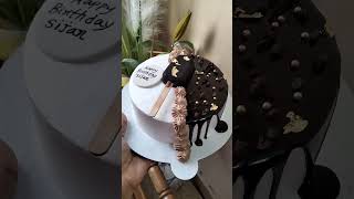 Chocolate cake decoration idea