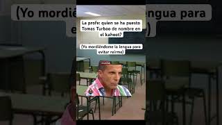 Yo aguantándome la risa en clase. 🤣#humor #shorts #futbol #chiringuitodejugoneshoy