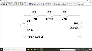 Introduction to LTspice with a Series DC Circuit