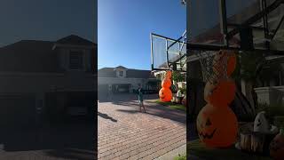 INSANE 3 for 3 Basketball Trickshot! #trickshots #trickshot #shorts