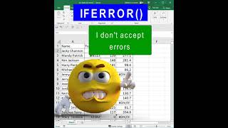 The Easy Way to IFERROR() #Shorts