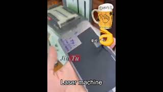 laser machine for front glass removal