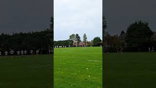 U16 Friendly Ballynahinch 22 - 0 Malone RFC Outhalf kick for touchline