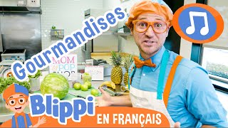 La chanson de la gourmandise | 🎵Blippi en Français -  Chansons pour enfants