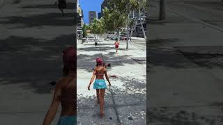 LOS SANTOS CRAZY GIRL MOMENT! GTA 5 #shorts