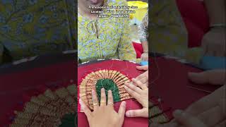 Aari work classes Virar Mumbai || Devi design aari work || Maha laxmi devi design #aariworkclasses