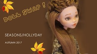 Repainting Monster High doll | Doll SWAP Seasons/Holydays| Story #5