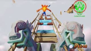 Crash Bandicoot N. Sane Trilogy - ''Road to Nowhere'' Gold Relic (My Run) PS4