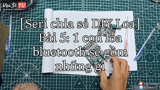 [Seri chia sẻ DIY loa] Bài 5: Cấu tạo chính của 1 con loa bluetooth gồm những gì ??