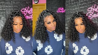 😍BEST HD GLUELESS WIG HANDS DOWN🔥🔥| *NEW* TRENDY PRE-PRESTYLED VACATION WIG😍| Yolissa Hair