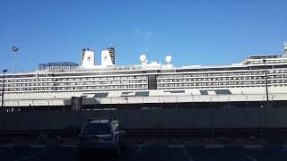 The big ship noordam in haifa