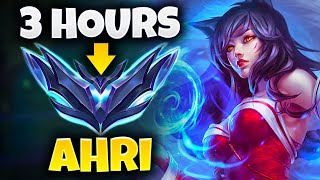 THIS is how you CLIMB to DIAMOND in 3 HOURS...with ONLY Ahri (Season 13)