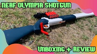 The Nerf OLYMPIA Shotgun Is Actually Not That Bad! (unboxing + review)