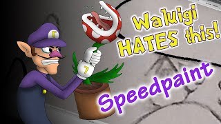 Waluigi Hates This Speedpaint