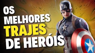 Os TRAJES de Super-Heróis MAIS ÉPICOS da MARVEL e da DC nos CINEMAS