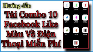 Hướng Dẫn Tải Combo 10 Facebook Like Màu Về Điện Thoại Miễn Phí | Nguyễn Quyền Media