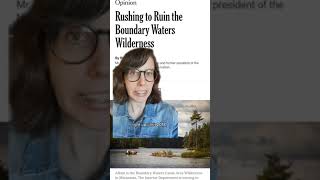 U.S. Enacts 20-Year Mining Ban In Boundary Waters!