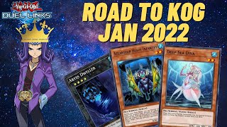 TOP Tier Water XYZ! Road to KOG Jan 2022 (Yu-Gi-Oh Duel Links)